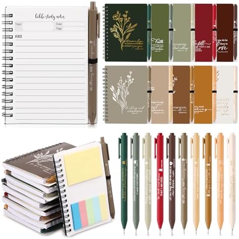 Resurhang Christian Gift Bulk for Women with Notes, Retro Color, 20 Pcs