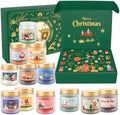 Candle Advent Calendar 2026, 12 Days of Christmas Countdown Candles, Festive Scented Soy Wax Gift Set, Holiday Aromatherapy Candles for Women, Christmas Decor