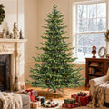 Hykolity 7.5 ft Prelit Sparse Christmas Tree with Realistic PE Foliage