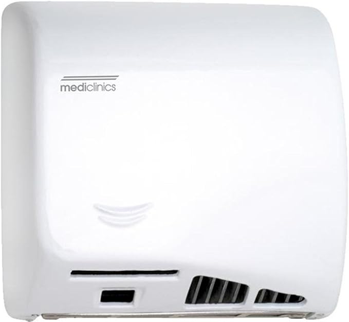 M06A Speedflow Automatic Hand Dryer Steel White Epoxy Finish, 1/3 HP