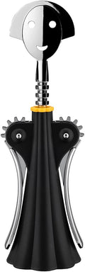 Alessi AAM01 B Anna G. - Design Corkscrew, Thermoplastic Resin and Chrome Zamak, Black