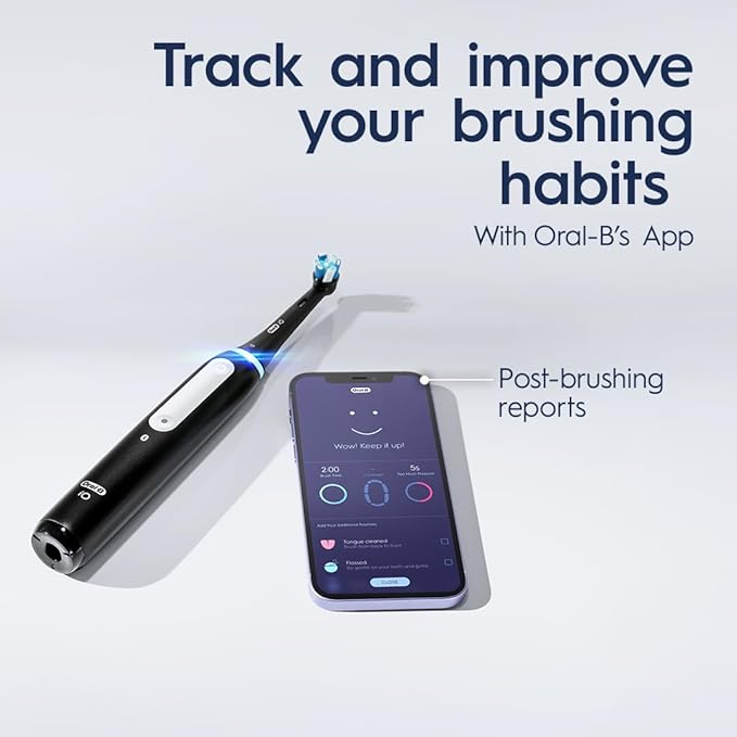 Oral-B iO Series 4 Electric Toothbrush with (1) Brush Head, Rechargeable, White