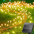 2 Pack 240 LED 20FT Total 40FT 480LED Solar Fairy Lights Outdoor Waterproof