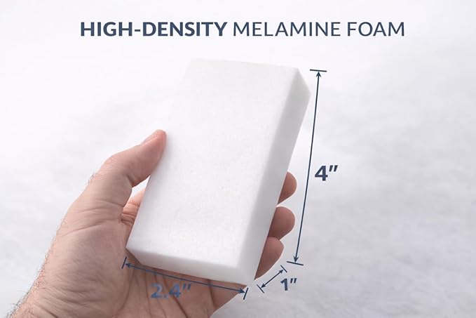 Magic Cleaning Eraser Sponges, 96 Pack – Heavy Duty Melamine Foam Cleaner for Walls, Shoes, Kitchen, Bathroom, Baseboards & More – Individually Wrapped Bulk Case