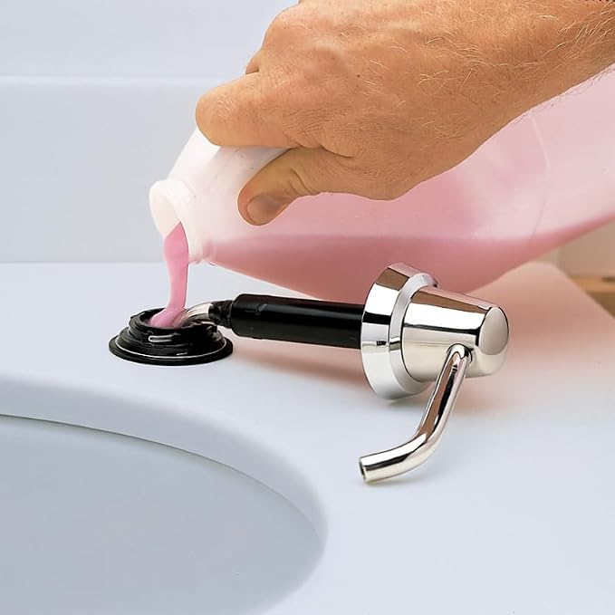 Bobrick B-8226 Soap Dispenser, 6" Spout, Silver (Pack of 12)
