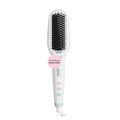 Mane Get Ur Sleek On Hair Straightener Brush - Smoothing Hot Air Brush with Adjustable Heat for Frizz-Free Styling - Nano Ceramic Ionic Hair Tools - For Use on Dry Strands - Worldwide Voltage