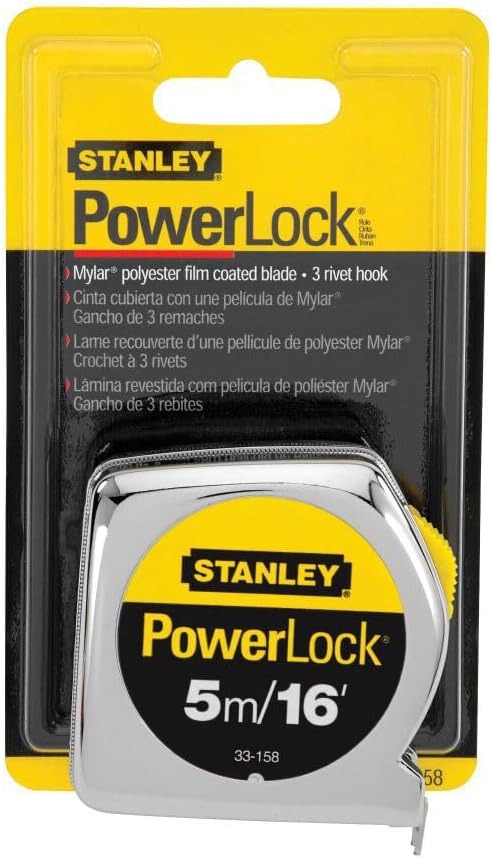 STANLEY PowerLock Tape Measure, 16-Foot (33-158)