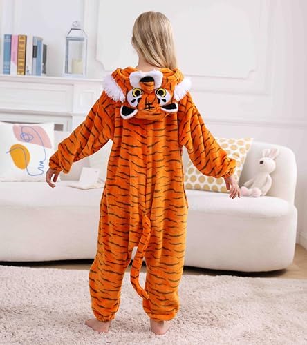 SimZoo Kids Animal Onesie Pajamas Halloween Costumes Cosplay 4-13Y