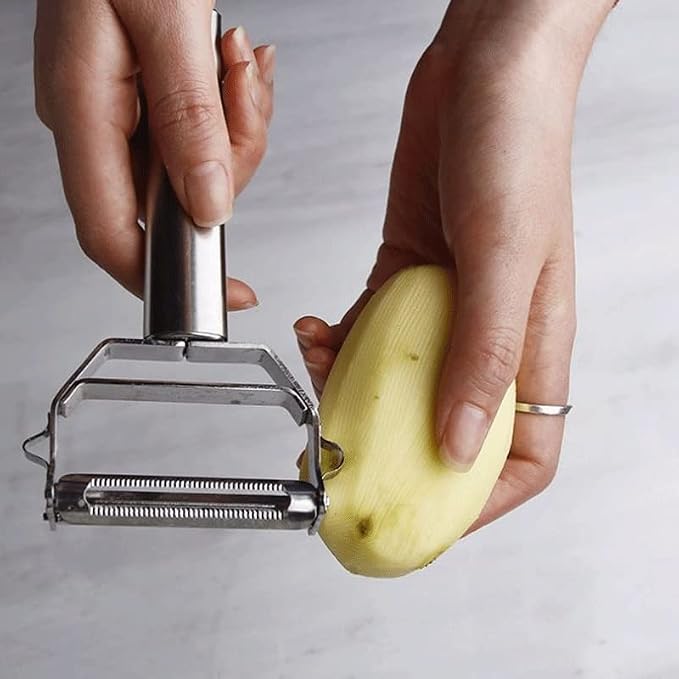 Vegetable Peeler Stainless Steel Kitchen Potato Peeler Metal Carrot Grater Slicer Shredder Fruit Peeler Kitchen Tools