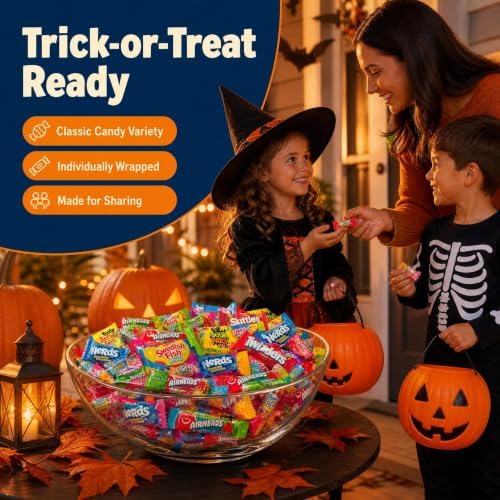 Bulk Candy Variety Pack - 20 lb - Bulk Individually Wrapped Candy- Candies - Trick Or Treat Candies - Piñata Filler Stuffers - Pinata CandyStuffers - Party Favors - July 4th