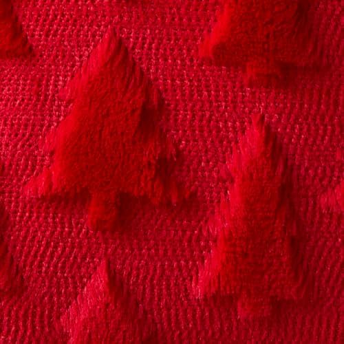 DFXSZ Christmas Tree Pillow Covers 20x20 Set of 2 Christmas Decor Red