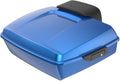 Advanblack Road Glide Tour Trunk Pack Electric Blue Chopped Tour Trunk Pack Backrest Pad for '97-'25 Harley Touring Road King Street Glide Electra Glide CVO models