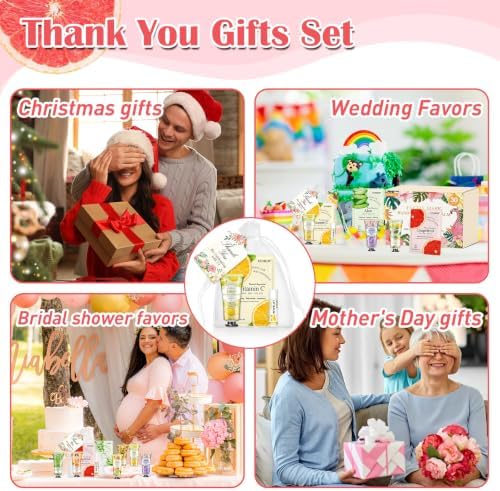 KONEUK 30 Pack Bulk Facial Mask, Bulk Hand Cream and Bulk Lip Balm Sets, Thank You Gifts, Teacher Appreciation Gifts, Wedding Favors and Bridal Shower Favors, Birthday Gifts for Guests