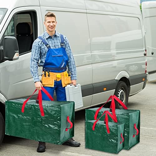 Shappy 6 Pcs Storage Bags, Green, 65 x 30", 24 x 16", 12 x 12"