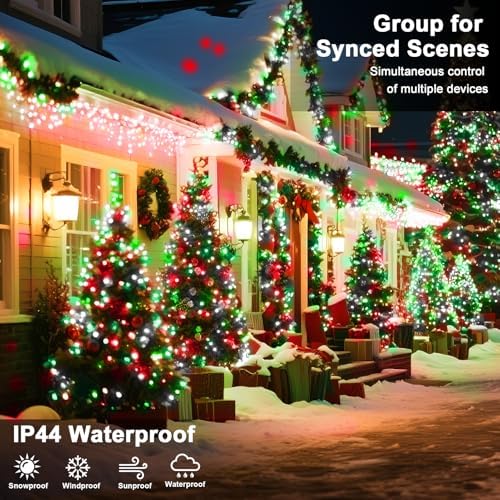 393 FT Christmas Light 1000 LED Xmas Lights Outdoor Christams String Lights Waterproof 8 Modes & Timer, Fairy Lights Plug in for Weeding, Patio, Party, Holiday,Christmas Decor