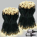 2 Pack 400 LED Christmas Lights 13 Modes Extendable Christmas Tree Lights
