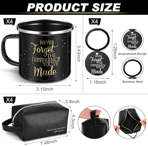 DERTE 12 Pcs Thank You Gifts for Men Employee Appreciation Gift