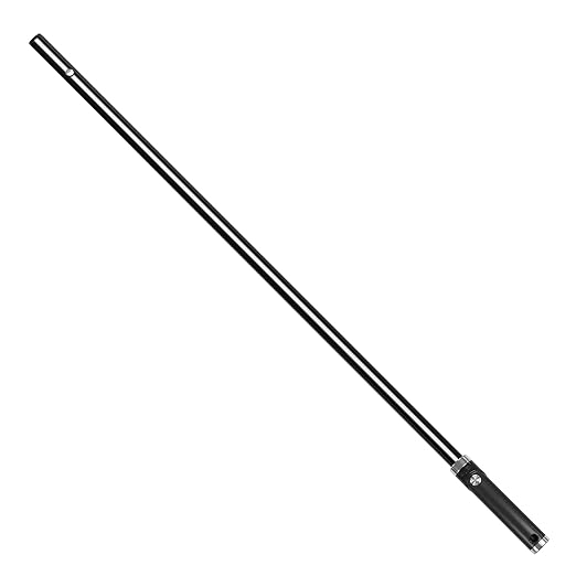 Unger Commerical - Indoor Window & Surface Cleaning Kit - 5 ft Stingray Refillable System with Extension Pole, Triangle Cleaning Pads and 2 Refill Bottles - SRKB2