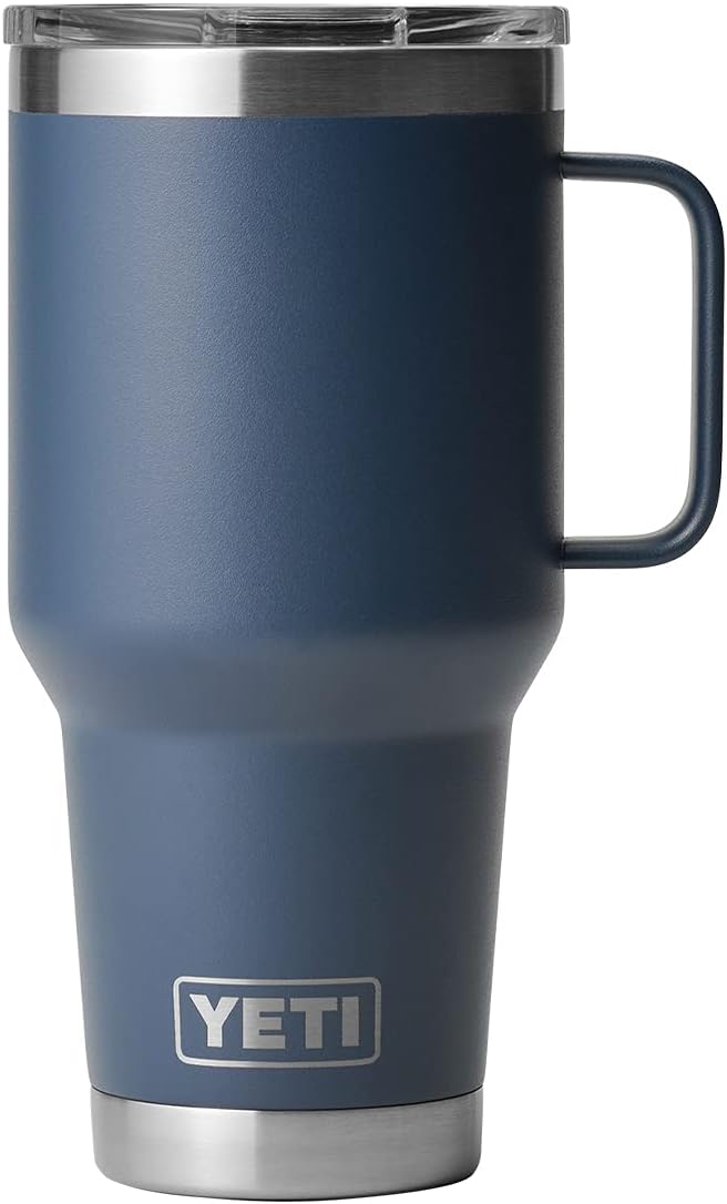 YETI Rambler 30 oz Travel Mug, Stainless Steel, Vacuum Insulated with Stronghold Lid