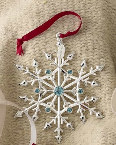 Lenox 2026 Snow Majesty Silverplate Ornament