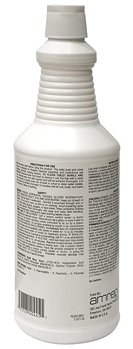 MISTY Bolex Toilet Bowl Cleaner and Urinal Cleaner- 32 oz (Case of 12) - 1038799 - Concentrated Formula to Give a Powerful Cleaning for Pristine Bathrooms Every Time