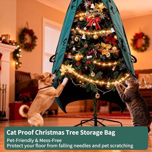 Upright Christmas Tree Storage Bag - 7.5 Ft, Artificial Tree Cover