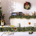 6Ft Christmas Garland,Real Touch Cedar Garland,Realistic Faux Pine Garlands