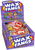 Wack-O-Wax Fangs Cherry Candy Halloween Toy, 24 Count Box