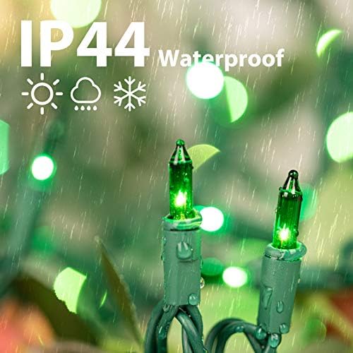 Minetom St. Patrick's Day String Lights, 100 Count 20 Ft Incandescent Bulb