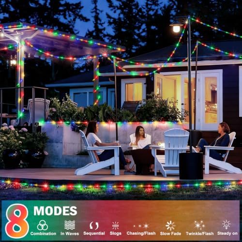 KNONEW 1000 LED Rope Lights Outdoor 170FT Rope Light for Outside Waterproof