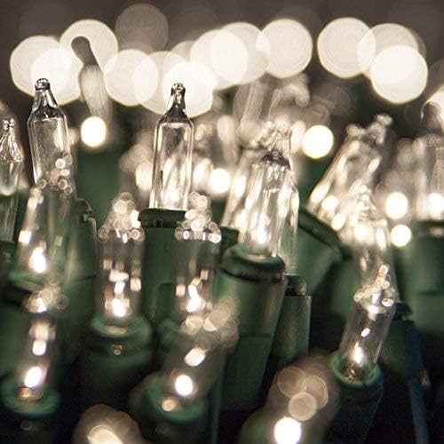 Holiday Joy Incandescent Christmas Lights - 300 Count Warm White, 64FT