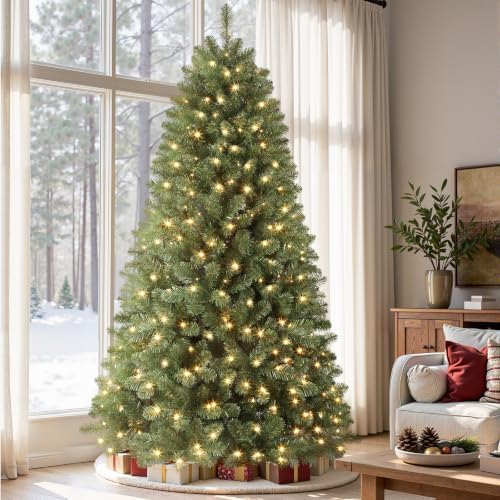 SHareconn 6ft Prelit Artificial Classic Spruce Christmas Tree