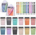 12 Set Employee Appreciation Gifts Bulk Team - 12Pack Coffee Cup Notepad+12 Ballpoint Pens+ 12 Drawstring Gift Bags, Bulk Gifts for Coworkers/Staffs/Teachers/Christmas