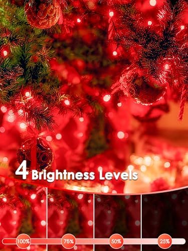 OZS Connectable 2PK 400LED, 164FT Christmas String Lights with Remote