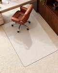 Soimeat Hard Frosted Office Chair Mat for High Pile Carpet & Hardwood Floor