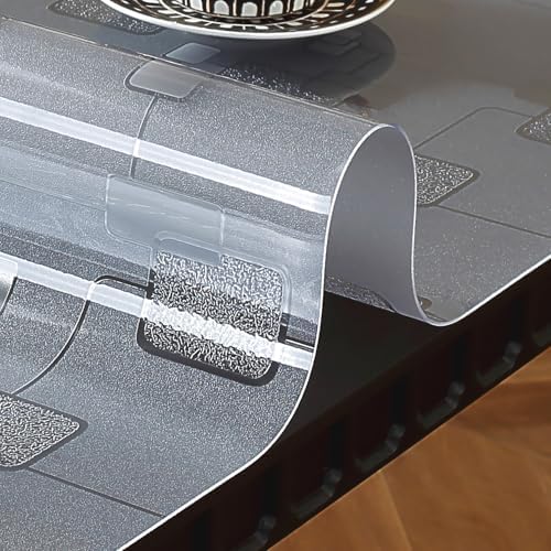 OstepDecor Geometric Table Protector 42" x 78", 1.5mm Thick Vinyl Desk Mat