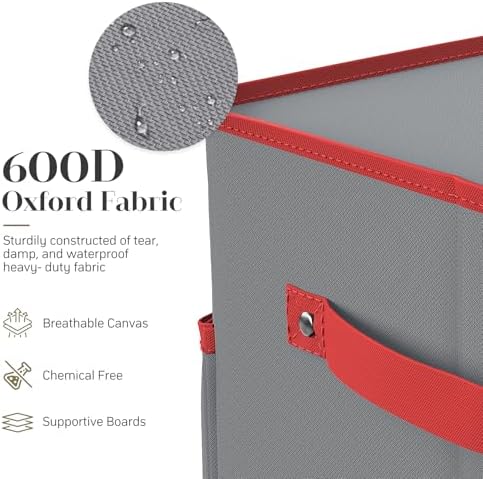 Winpull Christmas Ornament Storage Box with 8 Trays, Christmas Storage Container for 128-3'' Holiday Ornament Decorations, Large Xmas Organizer with Adjustable Dividers, Dual Zipper and Pocket (Grey)