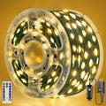 Ollny Christmas Lights Outdoor, 393FT 1200 LED IP67 Waterproof Christmas Tree Lights with 8 Modes Remote Timer, String Lights for House Yard Outside Indoor Xmas Decorations Warm White