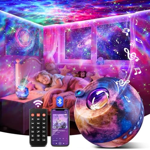 One Fire Galaxy Projector Whimsy Celestial Decor Dorm College Lamp