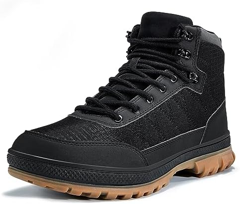 Wondamo Men's Snow Boots Lightweight Waterproof Winter Cold Weather Shoes
