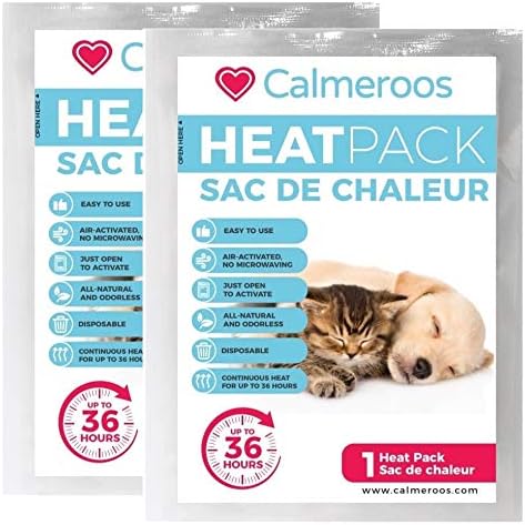 Plush Heartbeat Toy - Calming Anxiety Relief Toys for Puppies and Kittens - Heartbeat in a Soft Comforting Pet Plush for Dogs and Cats (Orange Stripe)