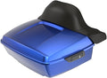 Advanblack 2026 Road Glide Tour Trunk Pack Aurora Blue Denim King Tour Trunk Pack+Wrap-Around Backrest Pad Fits For Harley Touring CVO Road King Street Glide Electra Glide Ultra Limited 1997-2026
