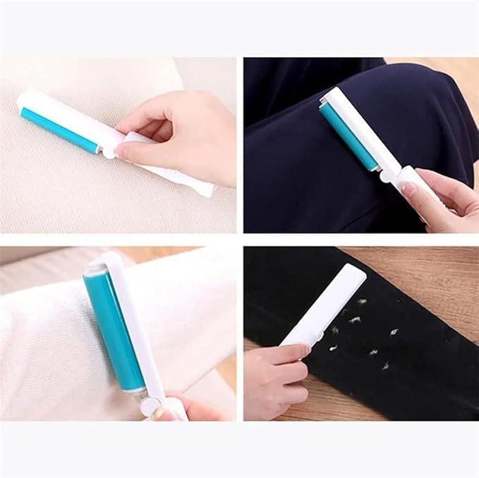 Foldable Static Electrostatic Clothing Lint Dust Remover Roller Portable Clothes Pets Hair Sweeper Cleaner Brush Drop Ship