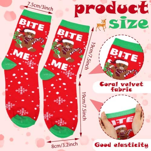 Hoolerry 30 Pairs Christmas Fuzzy Socks Bulk for Adult Gift