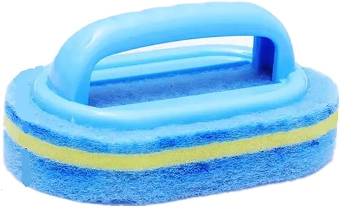 Handle Sponge Brush Kitchen Bathroom Cleaning Plastic