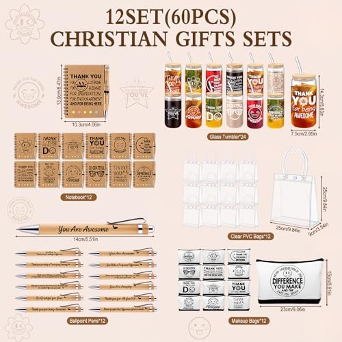 60 Pcs Employee Appreciation Gifts, Thank You for Being Awesome