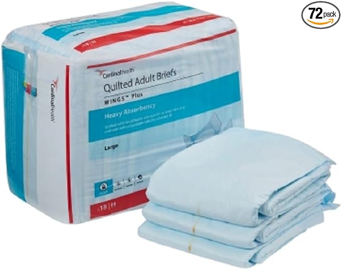 Adult Quilted Brief Large 45" - 58" (Case of 72) F