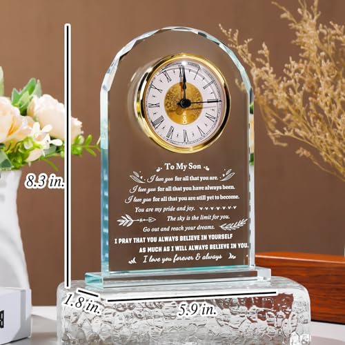 YWHL Meaningful to My Son Gifts from Mom Dad, Birthday Gifts for Adult Son