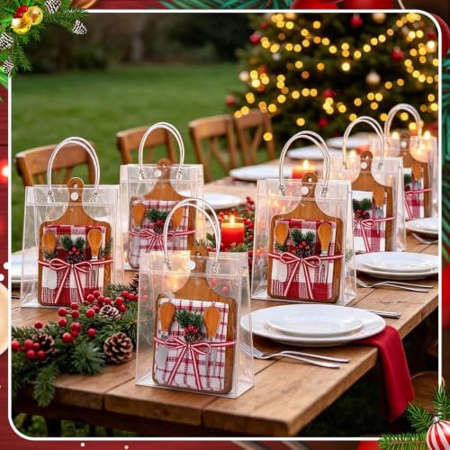 6 Set Christmas Cutting Board Gift Bulk Wooden Cheese Charcuterie Board Set