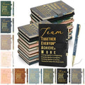 Kosiz 20 Pcs Employee Appreciation Gift Bulk Notebook Pen, Morandi, Team